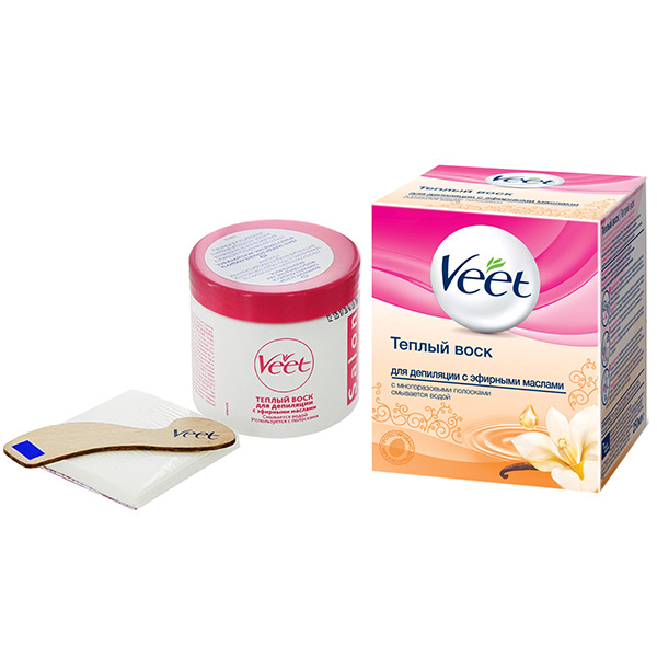Veet Теплый воск для депиляции с эфирными маслами